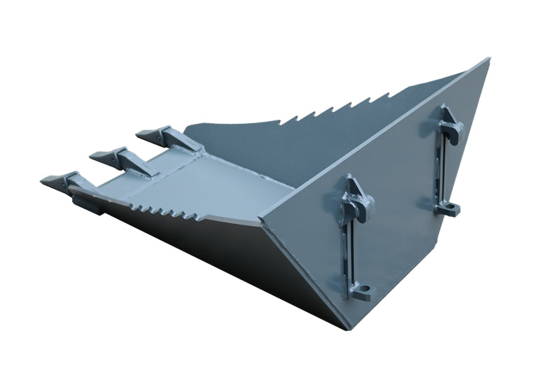 Load image into Gallery viewer, Avant 300 500 Stump Bucket Tree Spade Compact Loader Root Digger Heavy Duty Steel Teeth Attachment
