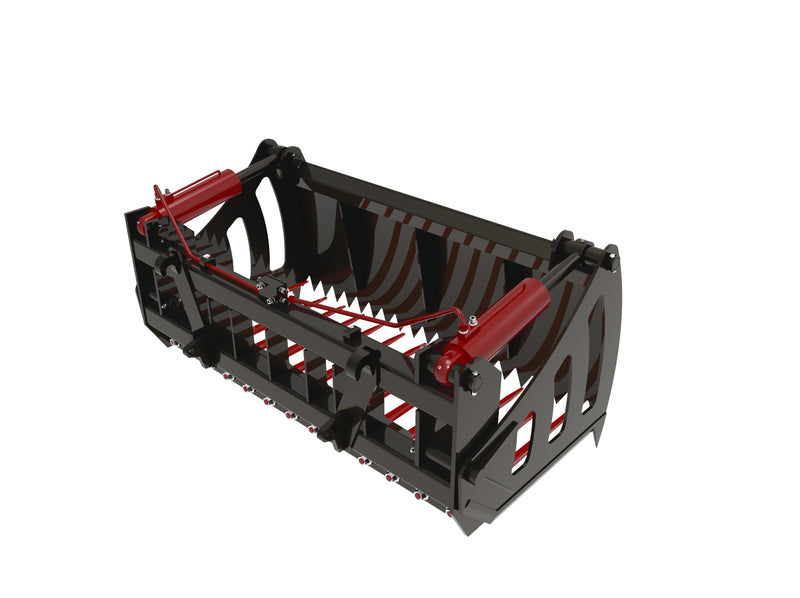 Indlæs billede i Gallery Viewer, Heavy Duty Hydraulic Silage Shear Grab Third Circuit Euro SMS Bracket Tractor
