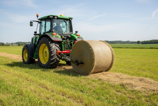 Hydraulic Round Bale Unroller – 3 Point Hitch Cat 1 & Cat 2, 2000 lb, Standard & Quick Hitch