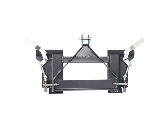 3 Point Hitch to Skid Steer Quick Attach Adapter, Category 1 Heavy Duty Conversion Plate