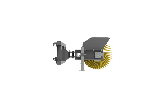 Hydraulic Angle Rotary Broom Sweeper with Waste Collector Euro SMS Tractor Attachment
