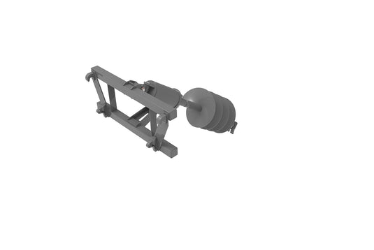Hydraulic Drive Auger Attachment for Excavators, Heavy Duty Planetary Gear Auger with Euro Quick Attach, 300mm to 460mm