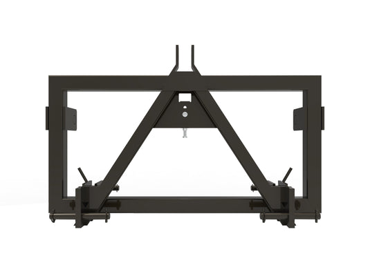 A-Frame to Euro Quick Coupler Adapter, Front Loader Attachment Conversion Bracket, Heavy Duty Steel