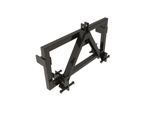 A-Frame to Euro Quick Coupler Adapter, Front Loader Attachment Conversion Bracket, Heavy Duty Steel