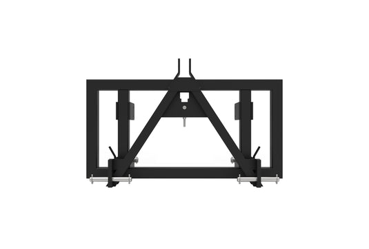 A-Frame to SMS Quick Coupler Adapter, Front Loader Attachment Conversion Bracket, Heavy Duty Steel