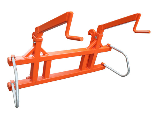 Dual Arm Telescopic Big Bag Lifter 1000kg Per Arm Euro Trima Tractor Attachment