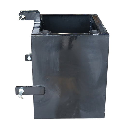 Ballast Box 3 Point Hitch, Category 1 Tractor Weight Box, 360kg, Sliding Door Tool Storage