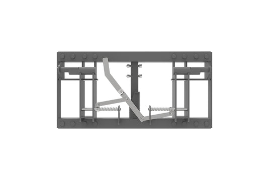 BO BK to SMS and Euro Quick Attach Adapter, Heavy Duty Conversion Mounting Plate for Loaders