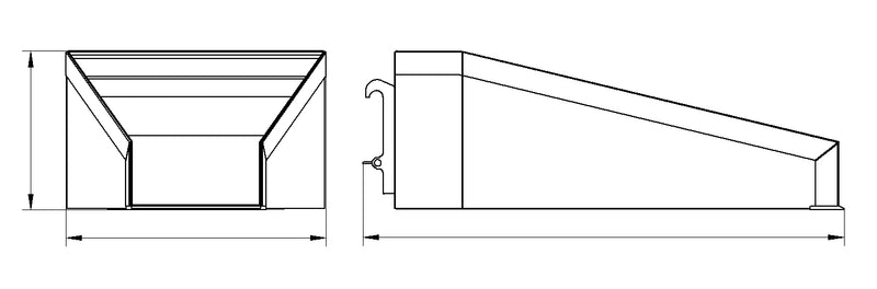 Chargez l'image dans la visionneuse de la galerie, Narrow Front Concrete Pouring Bucket for Front Loader, SMS Hitch 0.93 m3 Heavy Duty
