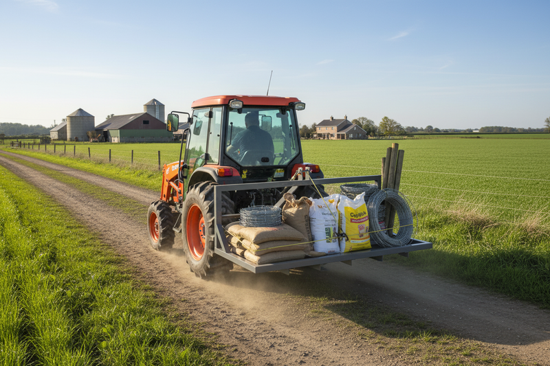 Load image into Gallery viewer, 3 Point Hitch Carry All Platform 1800mm Tractor Transport Attachment Cat 1
