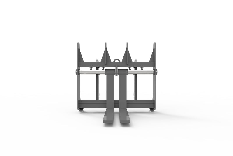 Load image into Gallery viewer, Heavy Duty Construction Pallet Forks for Wheel Loader, JRB416 Attachment
