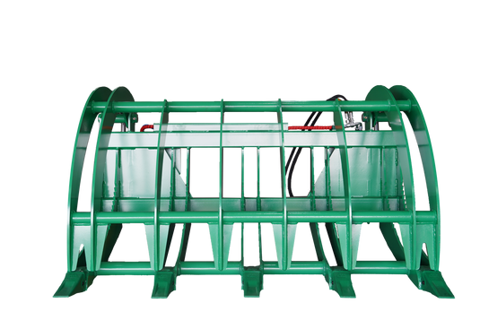 Hydraulic Root Grapple Rake Heavy Duty Loader Attachment Rocks Logs Brush Euro Compatible
