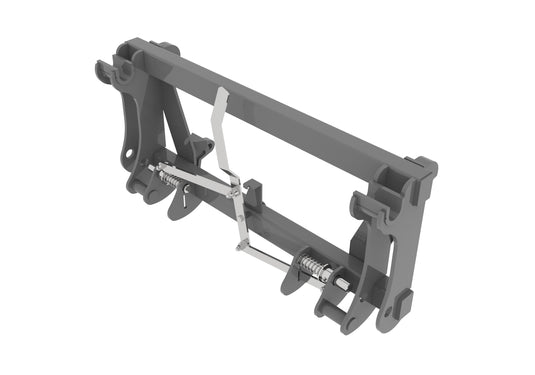 Euro to MX Quick Attach Adapter, Heavy Duty Conversion Mounting Plate for Loaders