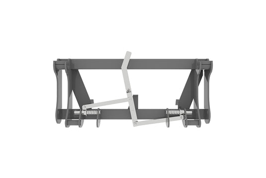 Euro to MX Quick Attach Adapter, Heavy Duty Conversion Mounting Plate for Loaders