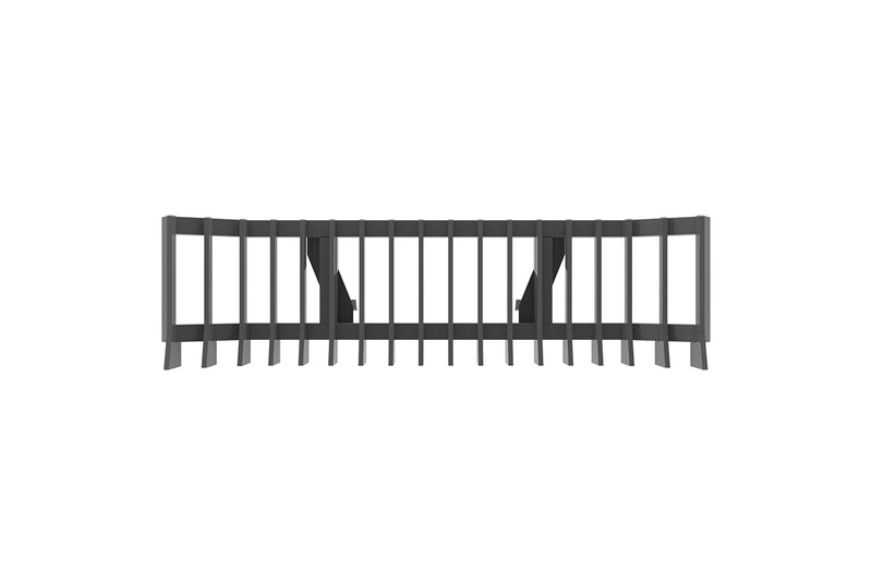 Load image into Gallery viewer, 87 Inch Skid Steer Stick Rake with Side Wings, Euro Hitch Heavy Duty Land Clearing Attachment
