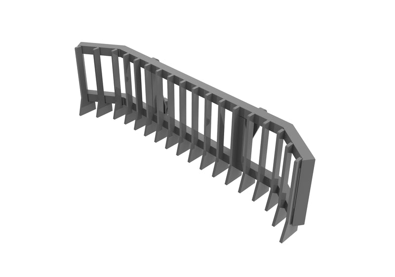Load image into Gallery viewer, 87 Inch Skid Steer Stick Rake with Side Wings, Euro Hitch Heavy Duty Land Clearing Attachment
