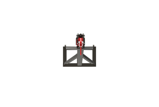 Hydraulic Crane Jib 5 Ton Big BM Front Loader 3.57m Telescopic Tractor Attachment