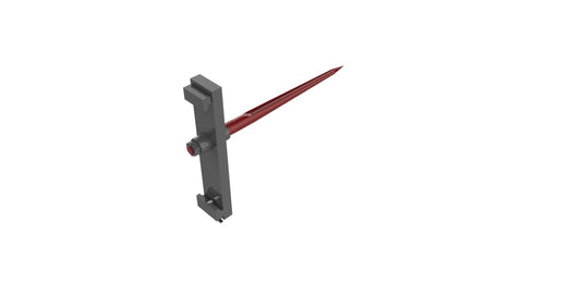 Forklift Hay Bale Spear Attachment – Slip-On Pallet Fork Converter, 1,350kg Capacity, 45mm Spear