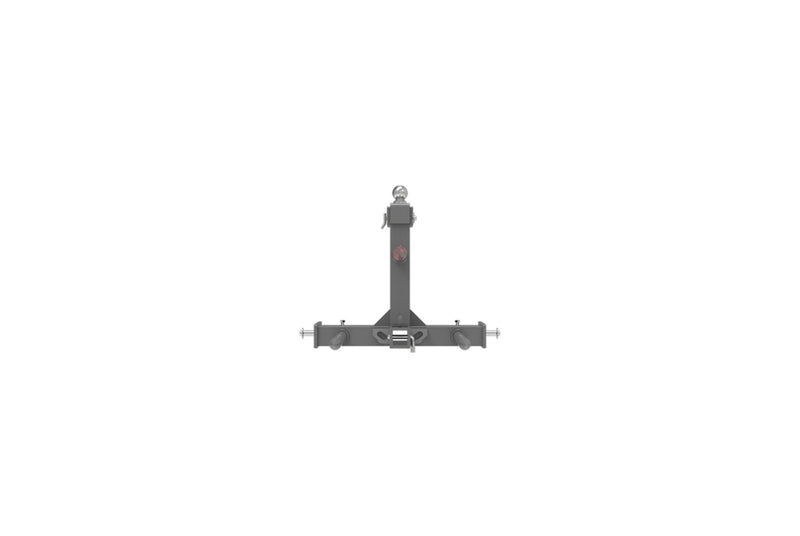 Load image into Gallery viewer, 3 Point Hitch Hay Spear Attachment – Cat 1 &amp; Cat 2, 1100mm Main Spear with 2 Stabilizer Spears
