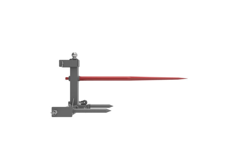 Load image into Gallery viewer, 3 Point Hitch Hay Spear Attachment – Cat 1 &amp; Cat 2, 1100mm Main Spear with 2 Stabilizer Spears
