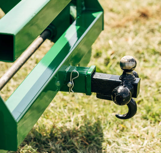 John Deere Front Loader 2" Receiver Hitch Mount Plate – Hook & Pin, Heavy Duty Grade 50 Steel