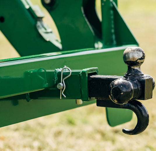 John Deere Front Loader 2" Receiver Hitch Mount Plate – Hook & Pin, Heavy Duty Grade 50 Steel