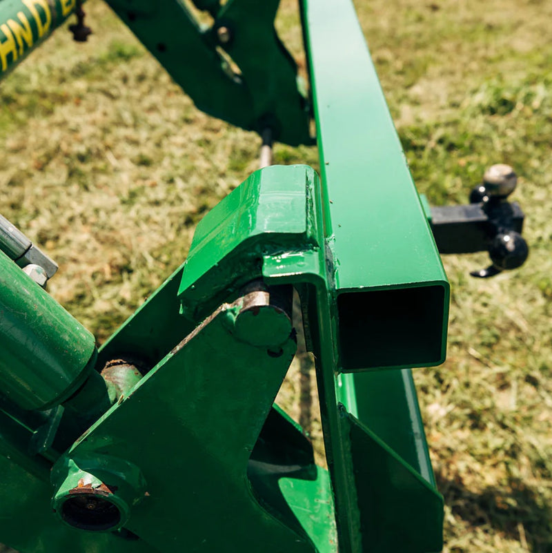Load image into Gallery viewer, John Deere Front Loader 2" Receiver Hitch Mount Plate – Hook &amp; Pin, Heavy Duty Grade 50 Steel
