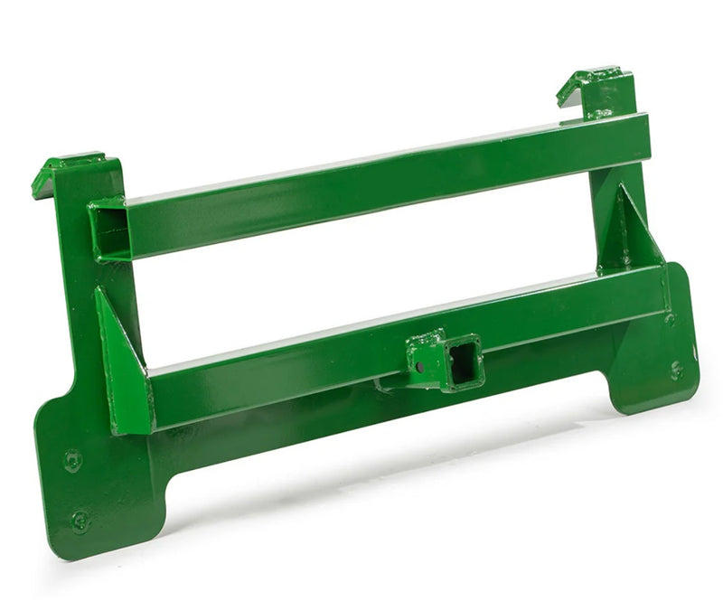 Load image into Gallery viewer, John Deere Front Loader 2" Receiver Hitch Mount Plate – Hook &amp; Pin, Heavy Duty Grade 50 Steel
