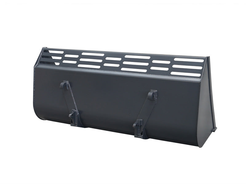 Indlæs billede i Gallery Viewer, Front Loader Snow Bucket Light Material, Euro SMS Z602 Hitch 79-94 Inch High Capacity Tractor Bucket
