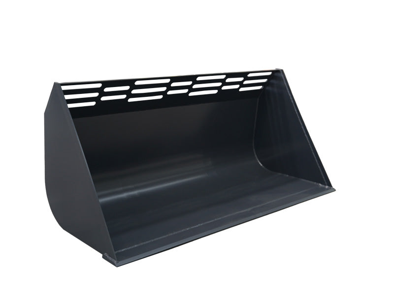 Indlæs billede i Gallery Viewer, Front Loader Snow Bucket Light Material, Euro SMS Z602 Hitch 79-94 Inch High Capacity Tractor Bucket
