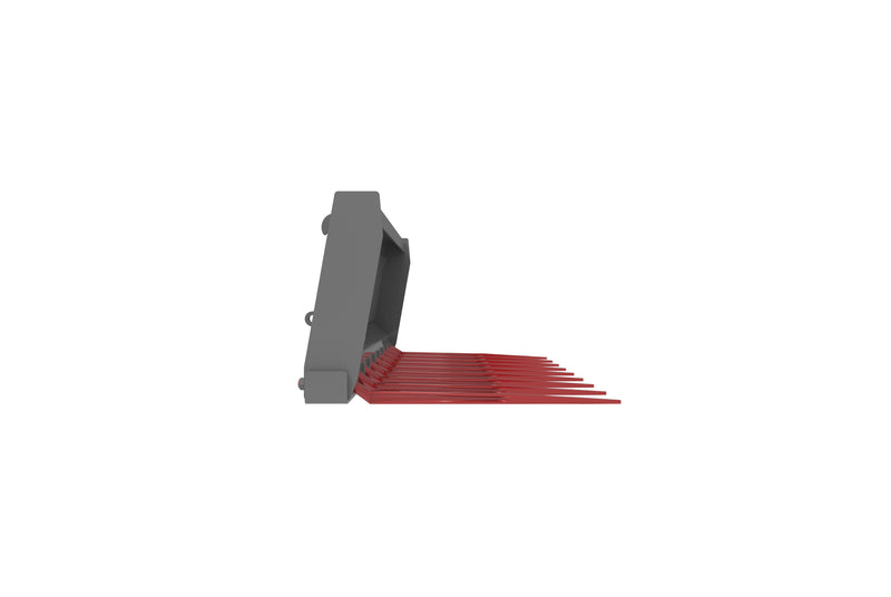 Load image into Gallery viewer, 72 Inch Manure Fork Front Loader Euro Bracket 9 Tine Tractor Attachment
