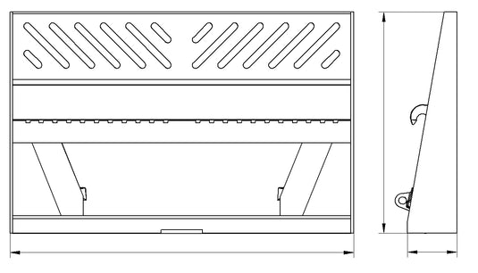 Heavy Duty Pallet Forks Frame Euro Hitch Class 2A 2 Ton Capacity