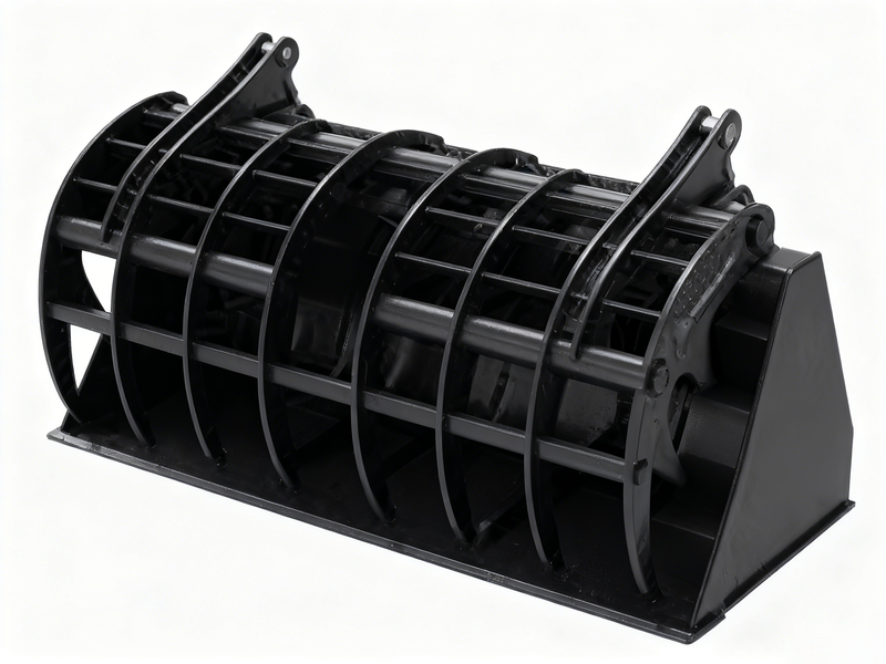 Indlæs billede i Gallery Viewer, Silage Grapple Bucket, Heavy Duty Front Loader Attachment, 2.45-3.0m3 Euro Mount
