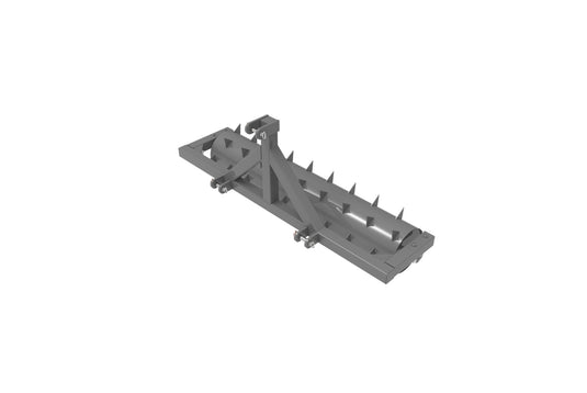 Skid Steer Power Rake Landscape Attachment, Quick Attach Dirt Grader and Leveler for Seedbed Prep