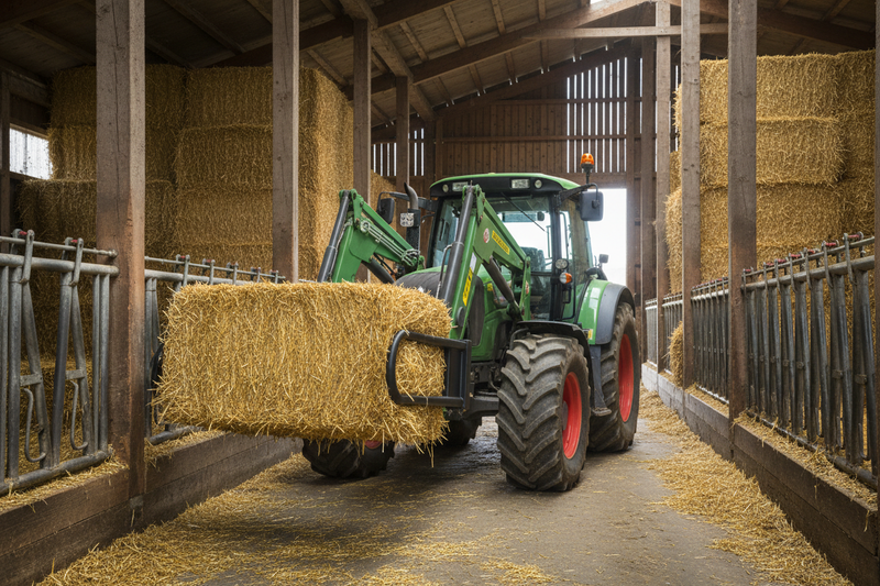 Load image into Gallery viewer, Telescopic Bale Grab, Square and Round Bale Handler, Euro Quick Attach, 1500kg SWL
