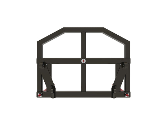 Heavy Duty 3 Tine Round Bale Spear Euro Hitch 1500kg Loader Attachment
