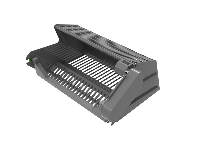 Indlæs billede i Gallery Viewer, Hydraulic Rock Picker Attachment Heavy Duty Tractor Loader Stone Collector Field Cleaner
