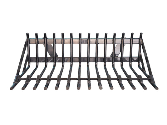 Heavy Duty Stone Forks Front Loader Attachment Euro SMS Compatible Tractor Rock Fork