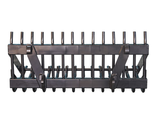 Heavy Duty Stone Forks Front Loader Attachment Euro SMS Compatible Tractor Rock Fork