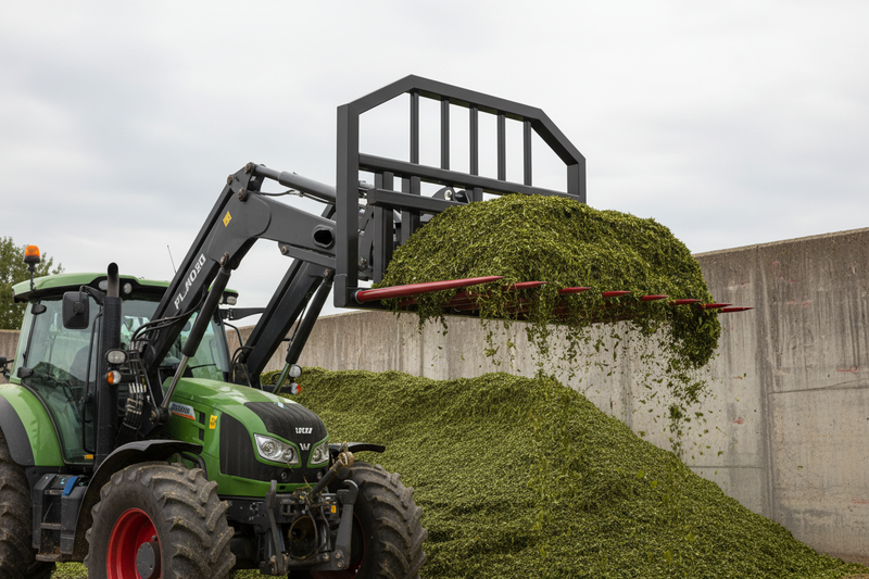 Indlæs billede i Gallery Viewer, Heavy Duty Silage Forks for Front End Loader Tractor T-SF

