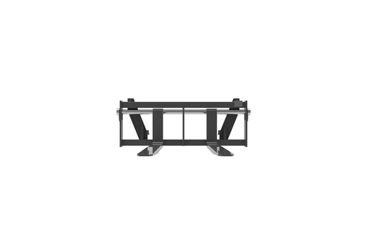 2-Ton Floating Pallet Fork Frame, Tractor Loader Attachment with Euro or SMS Bracket