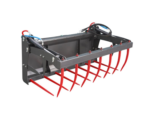 Hydraulic Silage Grab Attachment  Euro Hitch  1500mm & 1800mm  Heavy Duty Tractor Front Loader