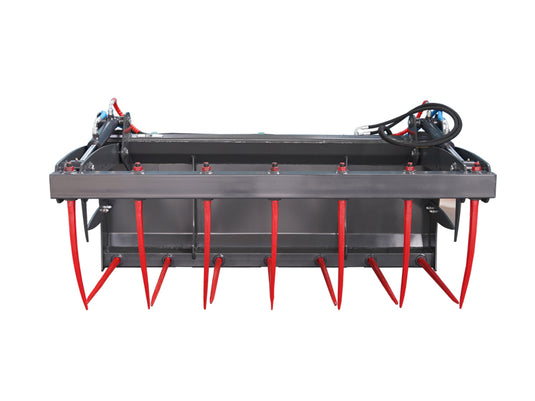 Hydraulic Silage Grab Attachment  Euro Hitch  1500mm & 1800mm  Heavy Duty Tractor Front Loader