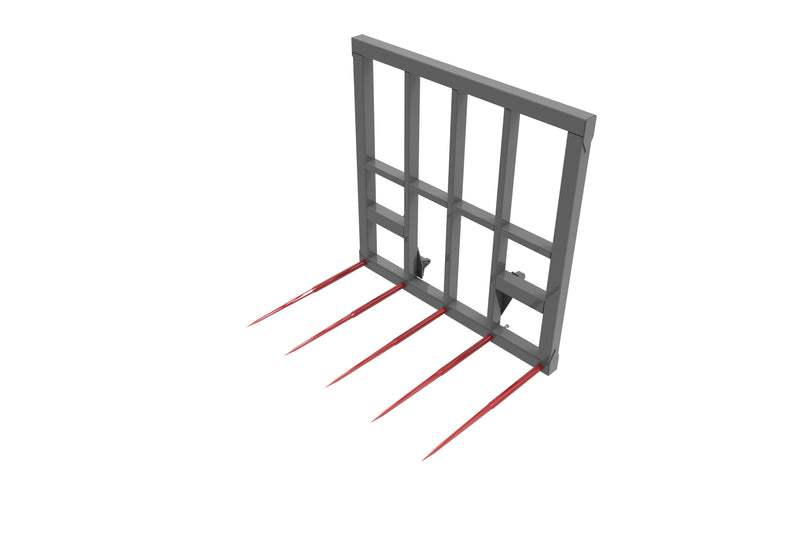 Chargez l'image dans la visionneuse de la galerie, Hay Spear Front Loader Attachment Euro Bracket Round Square Bale T-SHF
