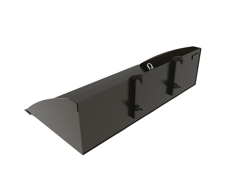 Indlæs billede i Gallery Viewer, Standard Duty Front Loader Leveling Bucket, SMS Z602 Euro Hitch 71 to 94 Inch Grading Bucket
