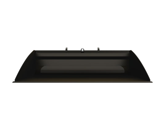 Standard Duty Front Loader Leveling Bucket, SMS Z602 Euro Hitch 71 to 94 Inch Grading Bucket