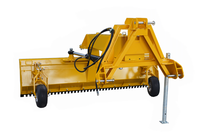 Indlæs billede i Gallery Viewer, Hydraulic Angle Snow Plow 3 Point Linkage Tractor Hardened Steel Cutting Edge
