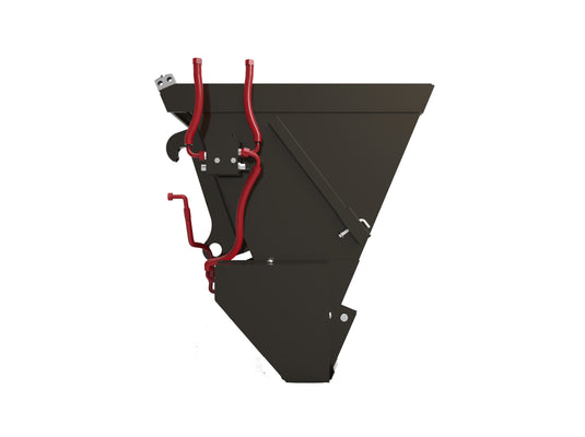 Hydraulic Salt Spreader Self Loading Front Loader Euro SMS Hitch