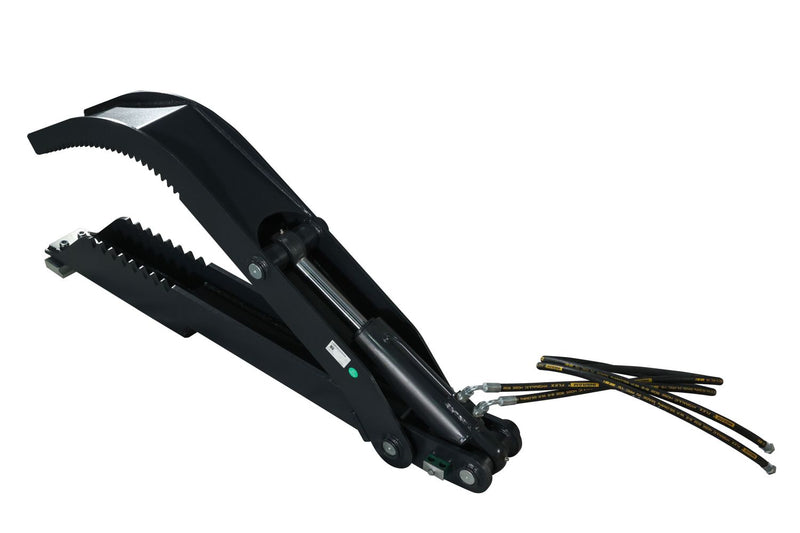 Indlæs billede i Gallery Viewer, Hydraulic Timber Grab Forklift Attachment FEM 2A Pallet Fork Frame Log Clamp No Welding
