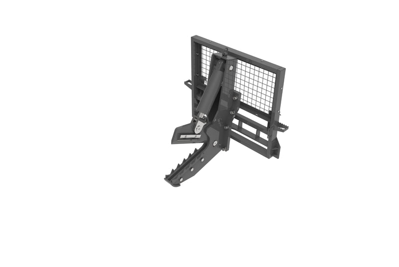 Carregue imagem no visualizador da galeriaHydraulic Rotating Tree Shear John Deere Loader Attachment Land Clearing Brush Cutter
